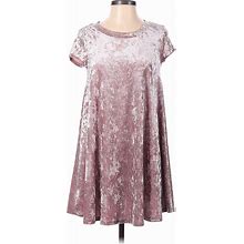 Wild Daisy Casual Dress - A-Line: Pink Dresses - Women's Size Small