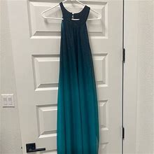 Venus Dresses | Venus Sparkly Dress-Size Small | Color: Blue/Green | Size: S