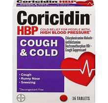 Coricidin Cough & Cold, Tablets - 16 Ea