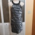 R&M Richards Dresses | R&M Richards Ladies Beautiful Beaded Silver Gray Dress | Color: Gray/Silver | Size: 18