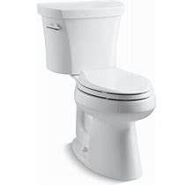Kohler K-3949-0 Highline 1.28 GPF Elongated Two-Piece Toilet Finish: White