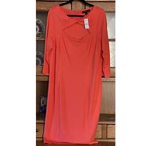 Lane Bryant Apricot Dress Size 18 Perfect For Officewear