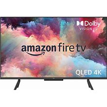 Amazon Fire TV 43" Omni QLED Series 4K UHD Smart TV, Dolby Vision IQ, Fire TV Ambient Experience, Hands-Free With Alexa