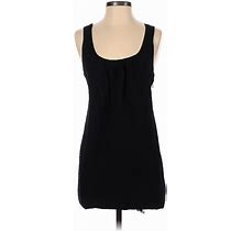 J.Crew Casual Dress Scoop Neck Sleeveless: Black Dresses - Women's Size 2 Petite