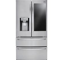 LG LMXS28596 36 Inch Wide 27.6 Cu. Ft. Energy Star Rated French Door Refrigerator Stainless Steel Refrigeration Appliances Full Size Refrigerators