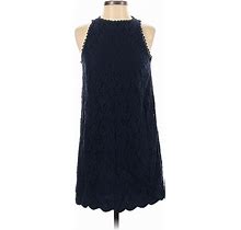 Monteau Casual Dress - Shift: Blue Dresses - Women's Size Small