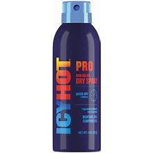 Icy Hot Joint And Muscle Pain Reliever Pro Dry Spray - 4 Fl Oz