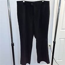 NYDJ Vintage Black Stretch Dress Pant Trousers Size 18 NWT!