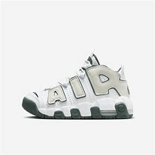 Nike Air More Uptempo Big Kids' Shoes In White, Size: 7Y | FQ1938-100