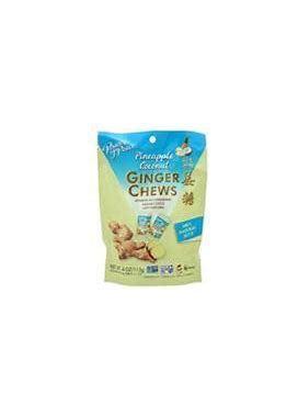Ginger Chews - 100% Natural Pineapple Coconut 28 Chews