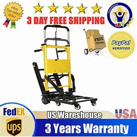 Electric Stair Climbing Hand Trucks Dolly Folding Stair Climber Carts