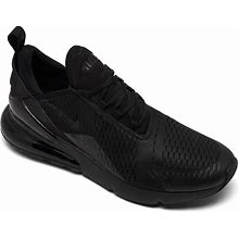 Nike Men's Air Max 270 Casual Sneakers From Finish Line - Black - Size 8