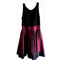 S.L. Fashions Dress From Macys W/ Bow Size 16 Deep Red Prom Or