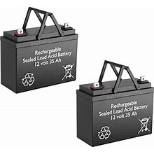 Batteryguy Rechargeable Sealed Lead Acid Battery - (Qty Of 2)