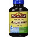 Nature Made High Potency Magnesium 400 Mg - 150 Liquid Softgels,(Pack