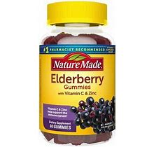 Nature Made Elderberry Gummies With Zinc And Vitamin C, 60 Count