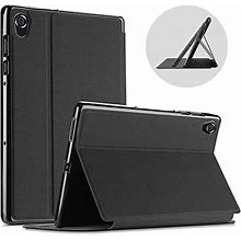 Procase Protective Case For Lenovo Tab M10 HD 2nd Gen TB-X306X / Smart Tab M10 HD 2nd Gen TB-X306F, Slim Stand Folio Case Smart Cover For Lenovo M10 HD 2nd Gen 10.1Inch Tablet 2020 Release -Black