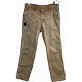 Carhartt Relaxed Fit Pants 32X32 Distressed Perfect For Work Clothes