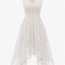 Brides May Dresses | Brand New, Never Worn, White Lacy A-Line Dress. | Color: White | Size: 3X