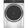 GE 5.0 Cu. Ft. Smart White Front Load Washer With Odorblock Ultrafresh Vent System With Sanitize And Allergen