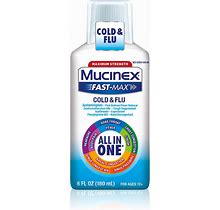 Mucinex Fast-Max Severe Cold Relief Liquid, 6 Oz