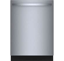 Bosch 800 Series 24-Inch Dishwasher In Anti-Fingerprint Stainless Steel At ABT
