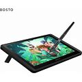 BOSTO 12HD-A H-IPS LCD Graphics Drawing Tablet Monitor 11.6 Inch Size B7T8
