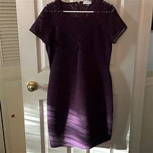 Calvin Klein Dresses | Calvin Klein Dress | Color: Purple | Size: 14
