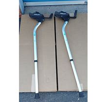 Pair Mobility+Designed Combo Stix (Platform And Forearm Crutch) Good Condition