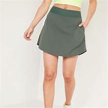 Old Navy Shorts | New With Tags Old Navy High-Waisted Stretchtech 2-In-1 Skort For Women | Color: Green | Size: 4X