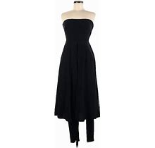 Avec Les Filles Casual Dress Strapless Strapless: Black Dresses - Women's Size 6