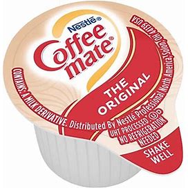 Coffee Mate Original Dairy Free Liquid Creamer, 0.38 Fl. Oz., 108/Carton (12489619)