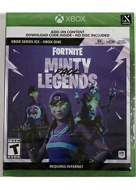 NEW Fortnite Minty Legends Pack Xbox Series X/S/Xbox One BRAND NEW SEALED