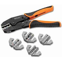 Wirefy Crimping Tool Set 5 PCS - Ratcheting Wire Crimper Tool With Interchangeable Dies