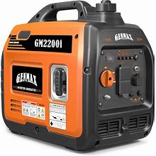 Genmax 2,200-W Super Quiet Portable Gas Powered Inverter Generator W/ CO Sensor