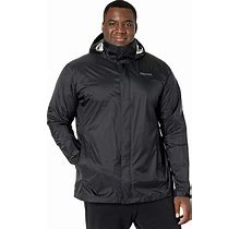 Marmot Big Tall Precip(C) Eco Jacket Men's Clothing Black : 1X