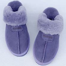 Noblag Shoes | Noblag Purple Sheepskin Women's Slippers Fur | Color: Purple | Size: Various