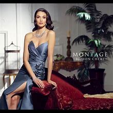 Montage By Mon Cheri Dresses | Exquisite Elegant Mother Of The Bride Gown | Color: Blue/Silver | Size: 8