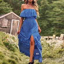 Finelylove Woman Summer Dresses Petite Summer Dresses V-Neck Solid Sleeveless Shirt Dress Blue