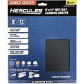 Hercules 9 in. X 11 in. 220 Grit Wet/Dry Sanding Sheets With Aluminum Oxide Grain, 5-Pack