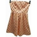 Forever 21 Dresses | Forever 21 Strapless Womens Size Small Dress Polka Dots | Color: Pink | Size: S