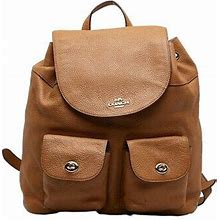 Coach Backpack Backpack Brown Leather Women S Coach Used