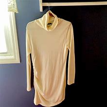 Venus Dresses | Venus Off White Long Sleeve Mini Dress. | Color: Cream | Size: L