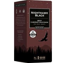 Bota Box Nighthawk Black Bold Cabernet Sauvignon NV / 3.0 L. Red Wine | 750 Ml | Chile