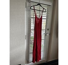 Reformation Red Maxi Dress Size Xs.