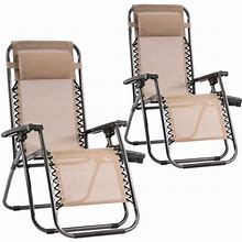 Fdw Brown/Black Bestmassage Pack Utility Tray Steel Zero-Gravity Chair - Brown And Black Size 2