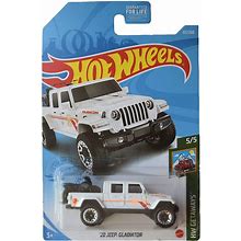 Hot Wheels '20 Jeeps Gladiator, [White] 117/250 Getaways 5/5