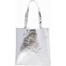 Liberty Bags ft003m Metallic Tote SILVER One Size