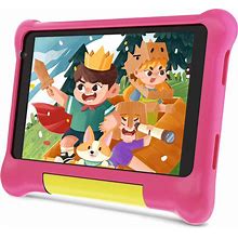 Tablet For Kids, 7 Inch HD Screen Android 12 Tablet For Kids, 2GB 32GB ROM, Quad Core Processor, Kidoz Pre-Installed All-New,Temu