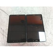 Lot Of 2 Samsung Galaxy Tab A Sm-T580 16Gb Wifi 10.1" Tablet Black No